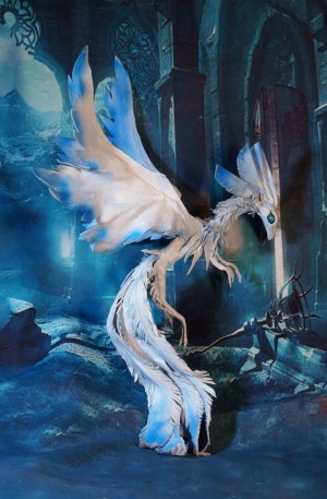 Асур Сине белый птице дракон